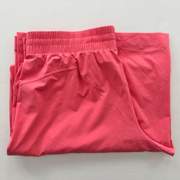 Lululemon Swift Mid-Rise Wide-Leg Pant Sakura Pink Size 14 Track Pant $128 - Picture 2 of 6